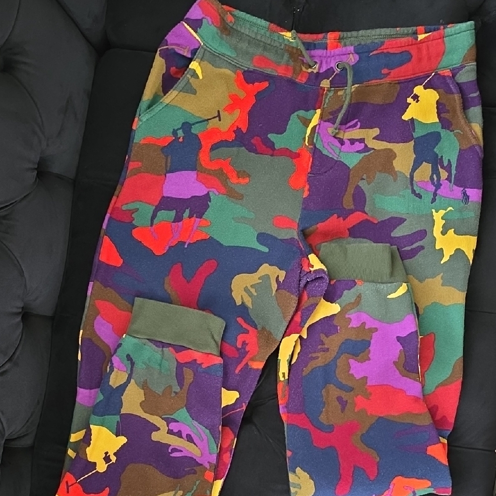 Polo by Ralph Lauren Multicolor Camo Kids Sweatpants